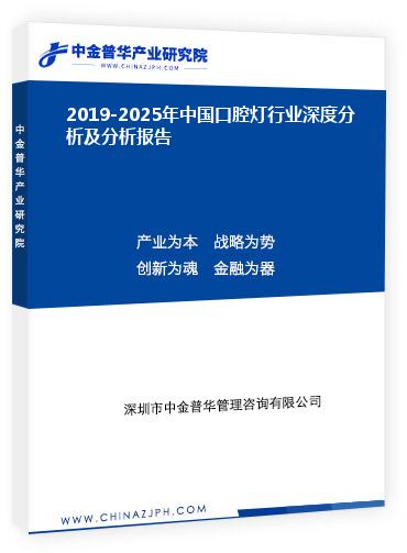 2019-2025年中國口腔燈行業(yè)深度分析及分析報(bào)告